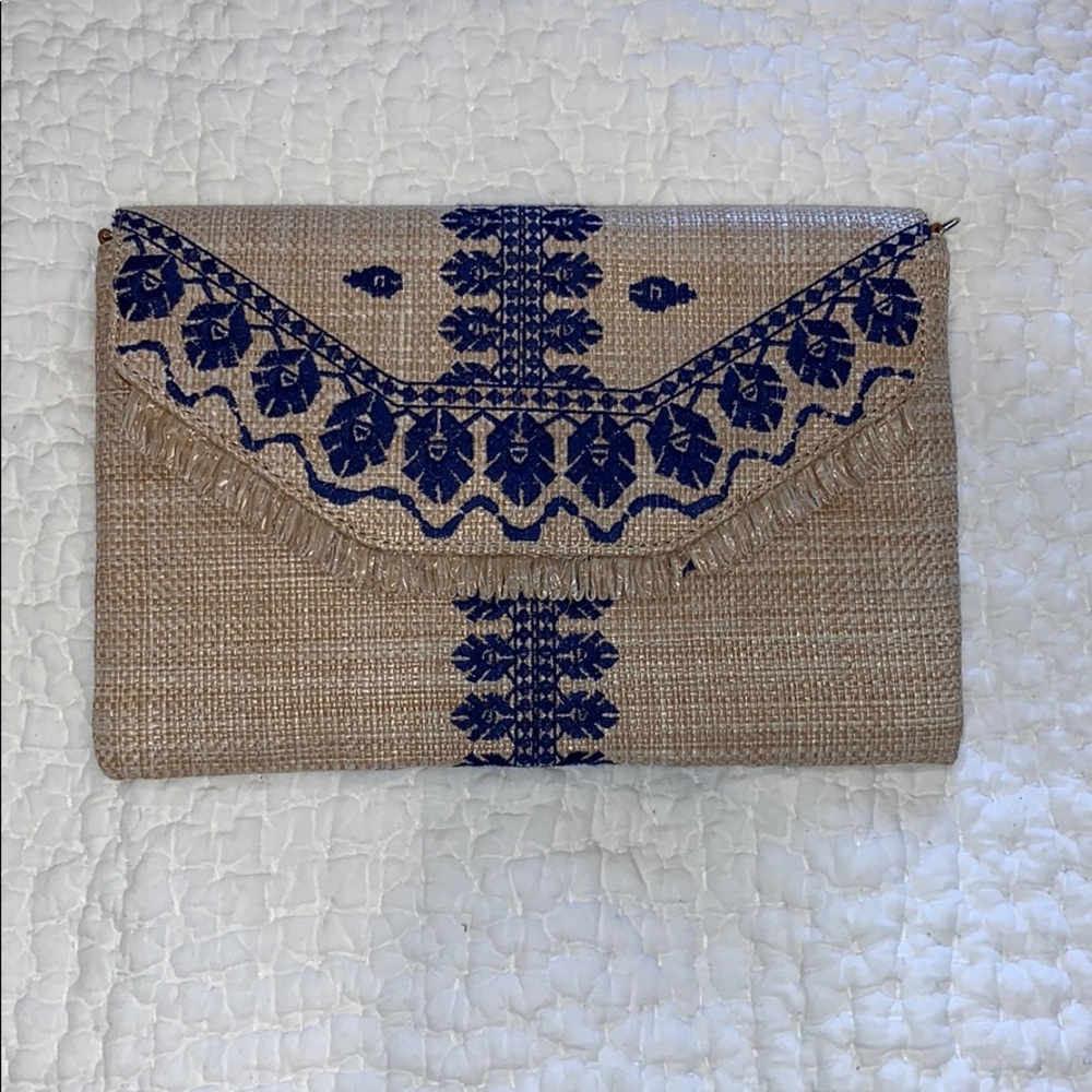 Stella & Dot woven clutch